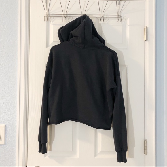 Abercrombie&fitch Navy color Crop Hoodie - Picture 6 of 6